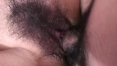 Wet Japanese School Girl Spread Her Hairy Pussy To Get Loads Of Sperm Inside