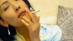 Asiya Perfect Thai Teen Smoking Fetish #1