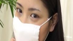 BUSTY JAPANESE GIRL TRIES ON MASKS