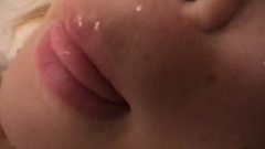 Blonde Thai Takes Jizz Shot In The Mouth