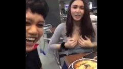 Sweet Malaysian Whore Didn’t See That Coming At The Restaurant