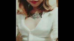 Tattoo Young Slut Live Show Nips