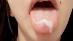 Pretty Nippon Chick Chokes On Jizz After A Blow-Job With A Big Jizzshot