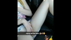 19yr Old Hungry Young Whore Fingering Herself (again) In Daddy’s Range Rover