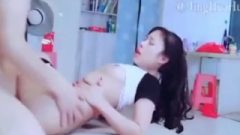 Asian Stepbrother Bang Sis On Stream While Mother Nearby!