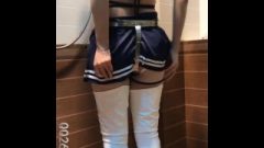 Chinese Sub In Chastity In Public, Tantalized By Vaginal Plug & Remote Rubber Toy