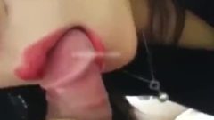 Japanese Chinese Red Lips Blow-Job