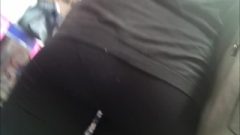 Japanese Asshole And Aussie Asshole In Yoga Pants, No Panties, Raw From A Mile Away