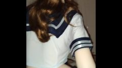 My Sex Doll In A Asian University Female Outfit She Is So Kissable…